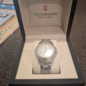 Victorinox Silver and Gold Men's Watch